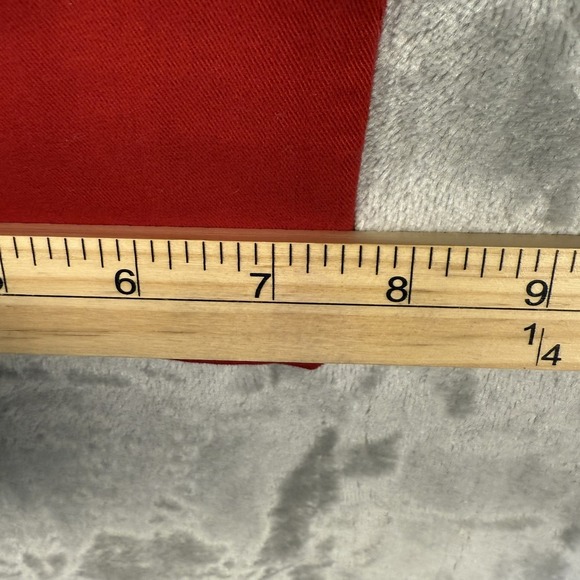 Y2K Chaps Women's Red Madden Straight Slimming Fit Jeans Pants Regular Size 6 - Picture 5 of 8